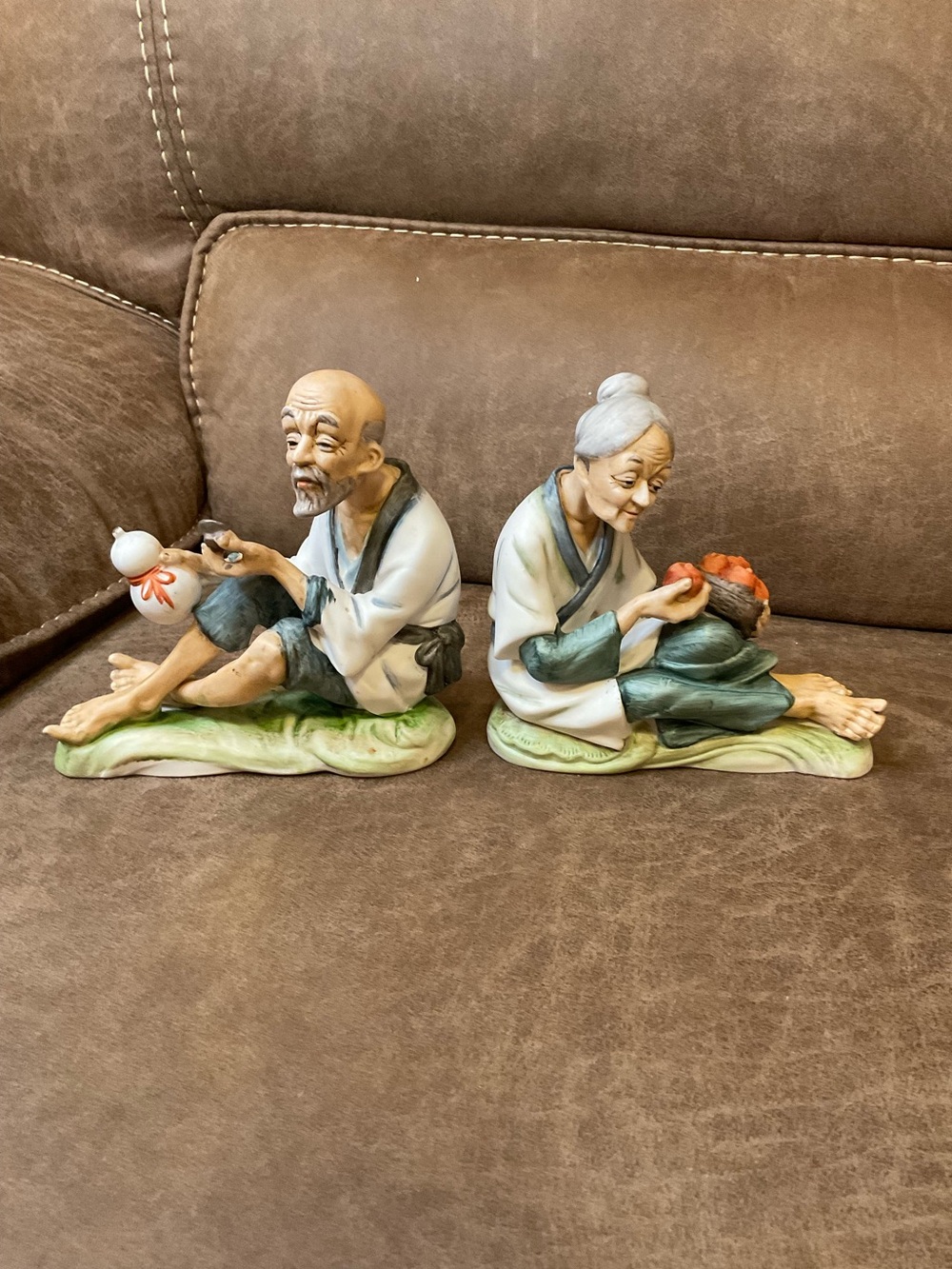 Vintage Rubel Japanese Couple Figurines